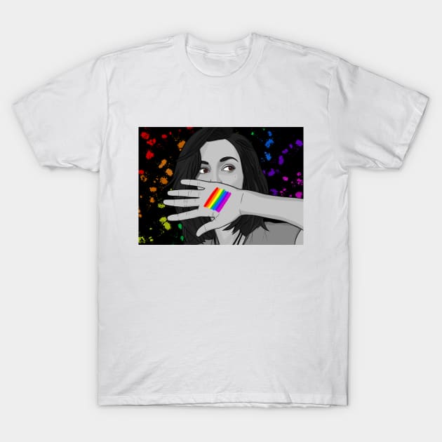 Kat Barrell Pride T-Shirt by sapb-artwork